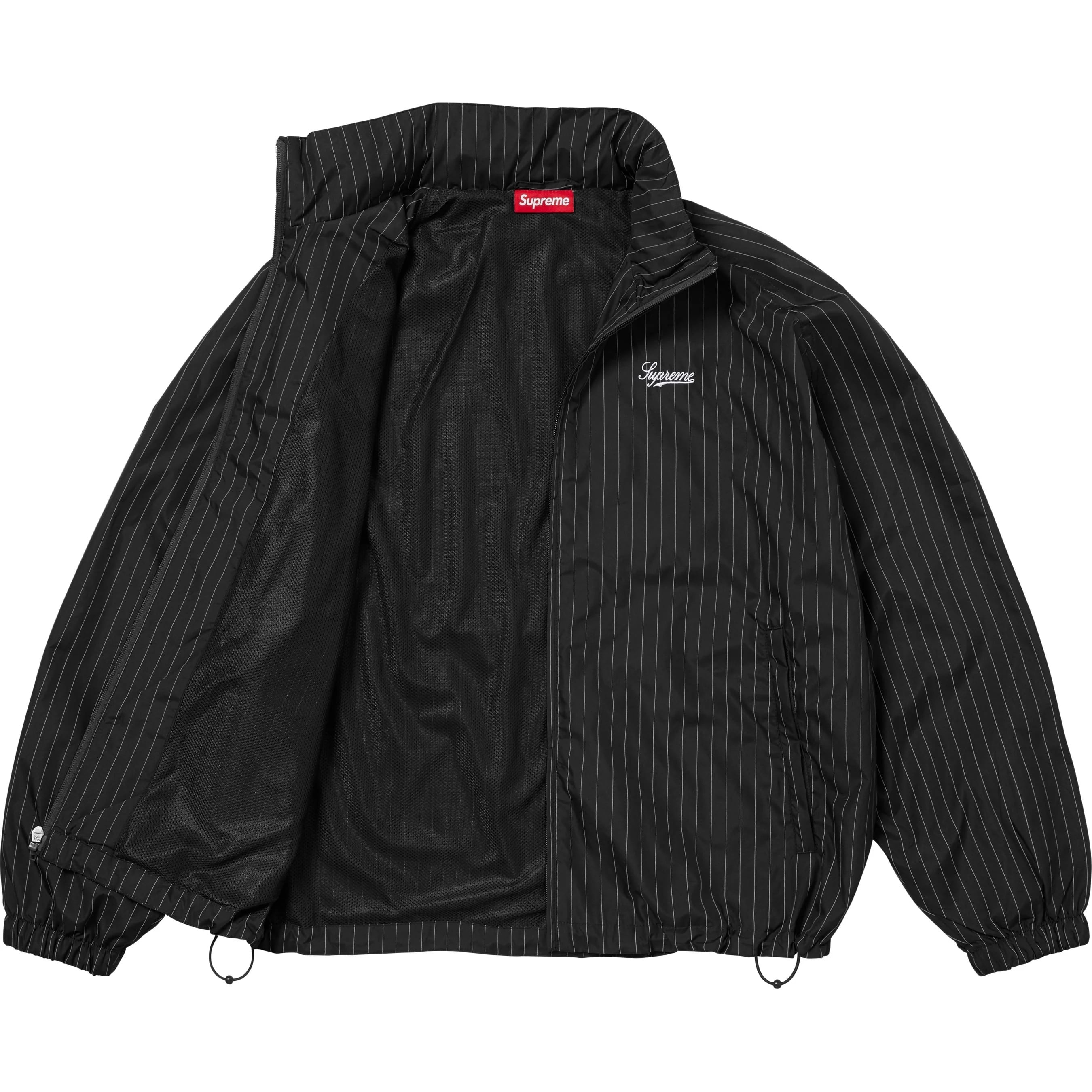 Reflective Pinstripe Track Jacket view 4